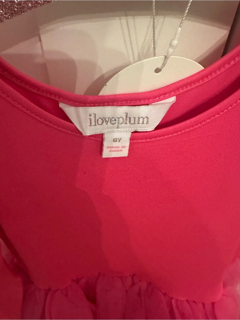 Iloveplum Bright Pink Tulle Dress